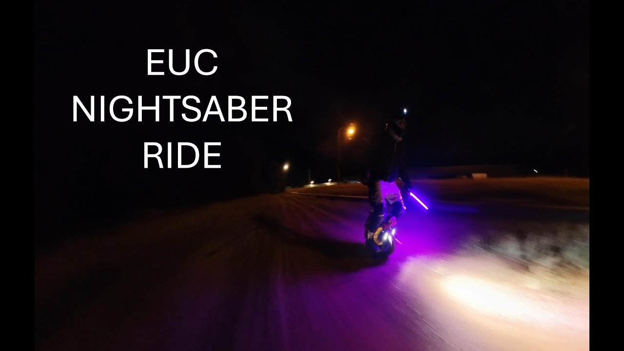 Euc Nightsaber Ride Youtube