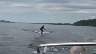 foilboarding fun boat