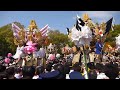 曽根天満宮　国恩祭　宵宮　高須　北之町　境内　屋台練り　その２