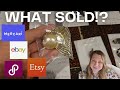 WHAT IS GOING ON!? What SOLD on Ebay Etsy Poshmark Mercari as a Jewelry Antiques Reseller