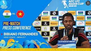 Bibiano Fernandes' Press Conference | India vs Vietnam | AFC U17 Asian Cup 2023
