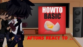 AFTONS REACT TO HOWTOBASIC....//LONG VIDEO😭‼️//