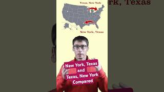 Texas, New York and New York, Texas Compared