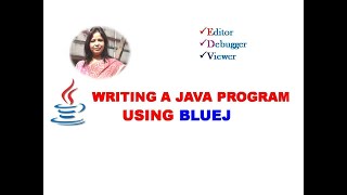 Writing/Compiling/Running a java program using BlueJ #ShardaKarmakar #Java #ICSE