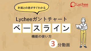 [Redmine] Lycheeガントチャート：ベースライン機能の使い方