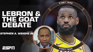 Stephen A. CONFESSES a LeBron title might change his mind about the MJ-GOAT deba