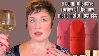 A COMPREHENSIVE REVIEW OF THE MERIT MATTE SIGNATURE LIPSTICK | SWATCHES | COMPARISONS