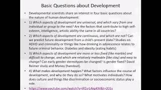 developmental psychology introduction