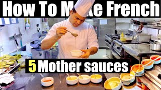 How to make 5 Mother sauce in French cuisine🤔 veloute sauce