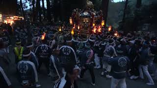 20240928阿伎留神社例大祭　神輿お宮出し