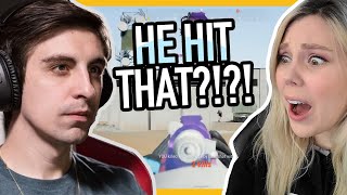 missharvey REACTS to 11 times SHROUD effortlessly hit insanely hard targets