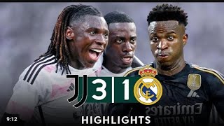 Juventus vs Real Madrid 3-1 _ All Goals _ Highlights _ Friendly Match 2023