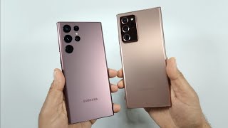 Samsung S22 Ultra vs Note 20 Ultra Speed Test & Camera Comparison