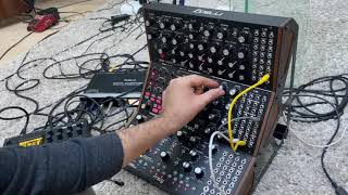 Living room session #4 👽 🤖 Moog Subharmonicon, Moog Mother 32, Moog DFAM \u0026 Elektron Digitakt