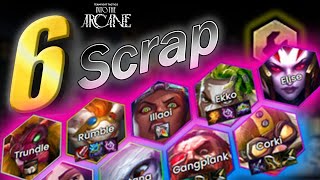 โล่แบบแน่นๆ ด้วย 6 Scrap และเสาโล่ Call to Chaos ขยะบัฟมาด้วยอย่างโหด !!! | TFT Set 13