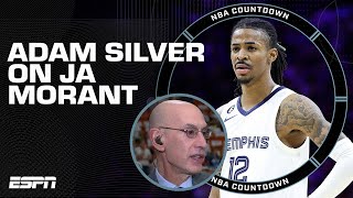 Adam Silver on Ja Morant: We want our players to portray a positive image | NBA Countdown