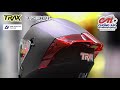 TRAX TZ301 Open-Face Helmet with Replaceable Rear Spoiler | Chong Aik International Pte Ltd