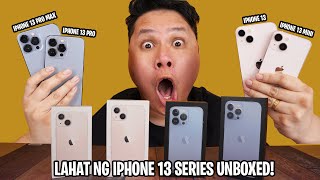 IPHONE 13 MINI, IPHONE 13, IPHONE 13 PRO, IPHONE 13 PRO MAX! - LAHAT NG IPHONE 13 SERIES NAUNBOXED!