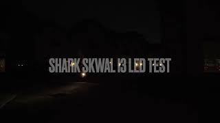 Shark Skwal i3 LED test   HD 1080p