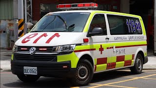 臺南市政府消防局全新救護車緊急出勤 TNFD NEW Ambulance Responding