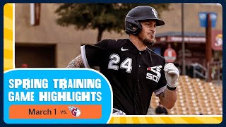 HIGHLIGHTS: Yoán Moncada \u0026 Yasmani Grandal Hit Back-to-Back Doubles vs. Guardians (3.1.23)