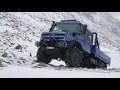 2019 mercedes unimog u4023 off road in snow