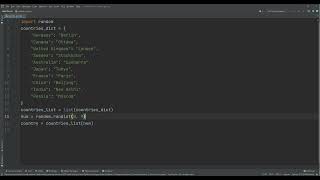 How to make a capital quiz in python!