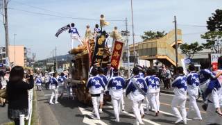 河内長野市だんじり祭り市制60周年記念地車祝賀パレード　石坂②（平成26年5月18日）