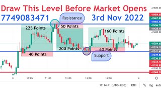 Banknifty 1 Lac Paid Strategy For Free || Predict Exact Support \u0026 Resistance Before Market Opens