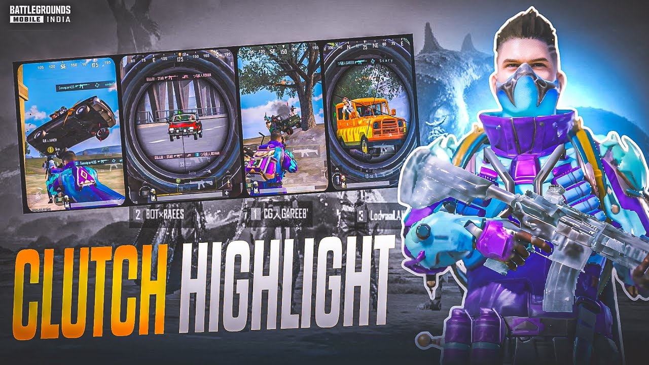 Clutch Highlight Part 1рџ ґ Bgmi Youtube