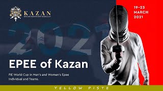 Kazan 2021 Epee Team World Cup T32-T16 - Piste Yellow 2