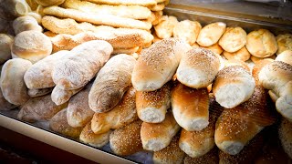 Italian Bakery with Antique Wood Oven in Sicily, Italy