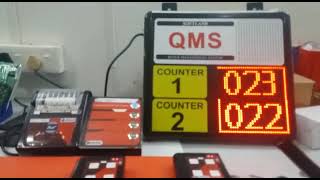 Queue Management System - Two Counters