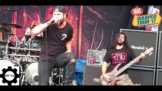 After The Burial - Berzerker LIVE !!! Vans Warped Tour 2017