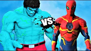 BIG SAVAGE HULK vs SPIDER-MAN NEW STARK Suit - Epic Battle