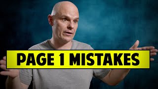 Mistakes That Screenwriters Make On Page 1 - Brooks Elms