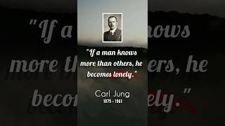 About a Lonely man🤔🔥 Carl Jung's quotes|philosopher motivational quotes #quotes #motivation #shorts