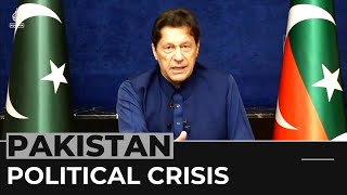 Pakistan’s ex-PM Imran Khan alleges plot to imprison or kill him