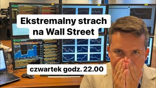 😡Ekstremalny strach na Wall Street😡