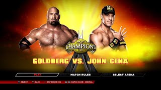 WWE 2K14 PS3 - Goldberg VS John Cena [2K][mClassic]