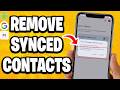 How to Remove Synced Google & Gmail Contacts From Android Phone (Best Method)