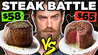 Ruth's Chris' vs Fleming's Steak House Taste Test | FOOD FEUDS