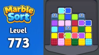 Marble sort Level 773 solution gameplay