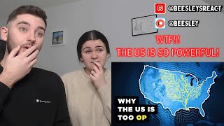 British Couple Reacts to How Geography Made The US Ridiculously OP