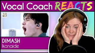 Vocal Coach reacts to Dimash Kudaibergen - Ikanaide (Live)