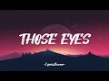 THOSE EYES - New West (Lyrics)