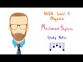 3.4 Mechanical Systems notes (NCEA Level 3 Physics)