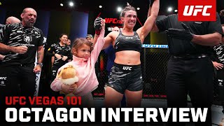 Mackenzie Dern Octagon Interview | UFC Vegas 101