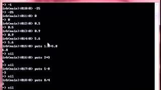 Ruby Programming for beginners - 2 - How to print statement and Integer and Floats