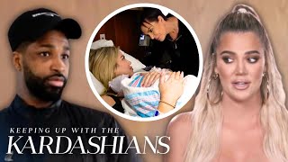Khloe Kardashian Pushes Aside Tristan Thompson Drama & Gives Birth To True | KUWTK | E!